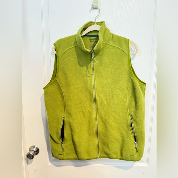 L.L. Bean Jackets & Blazers - L.L. Bean  Green Fleece Vest